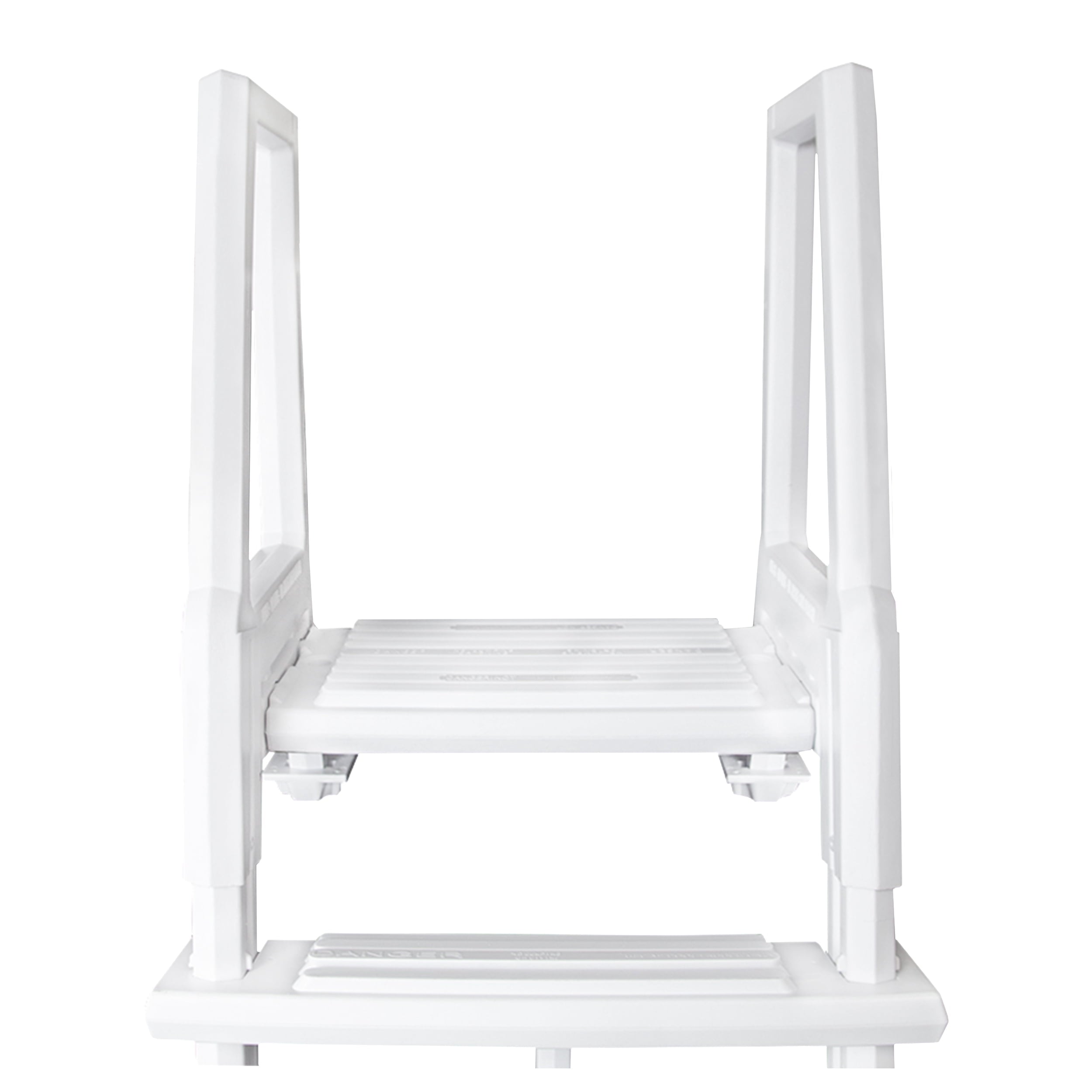 Aqua Select Heavy Duty Resin In-Pool Ladder w/ Entrapment Barrier for Above Ground Pools