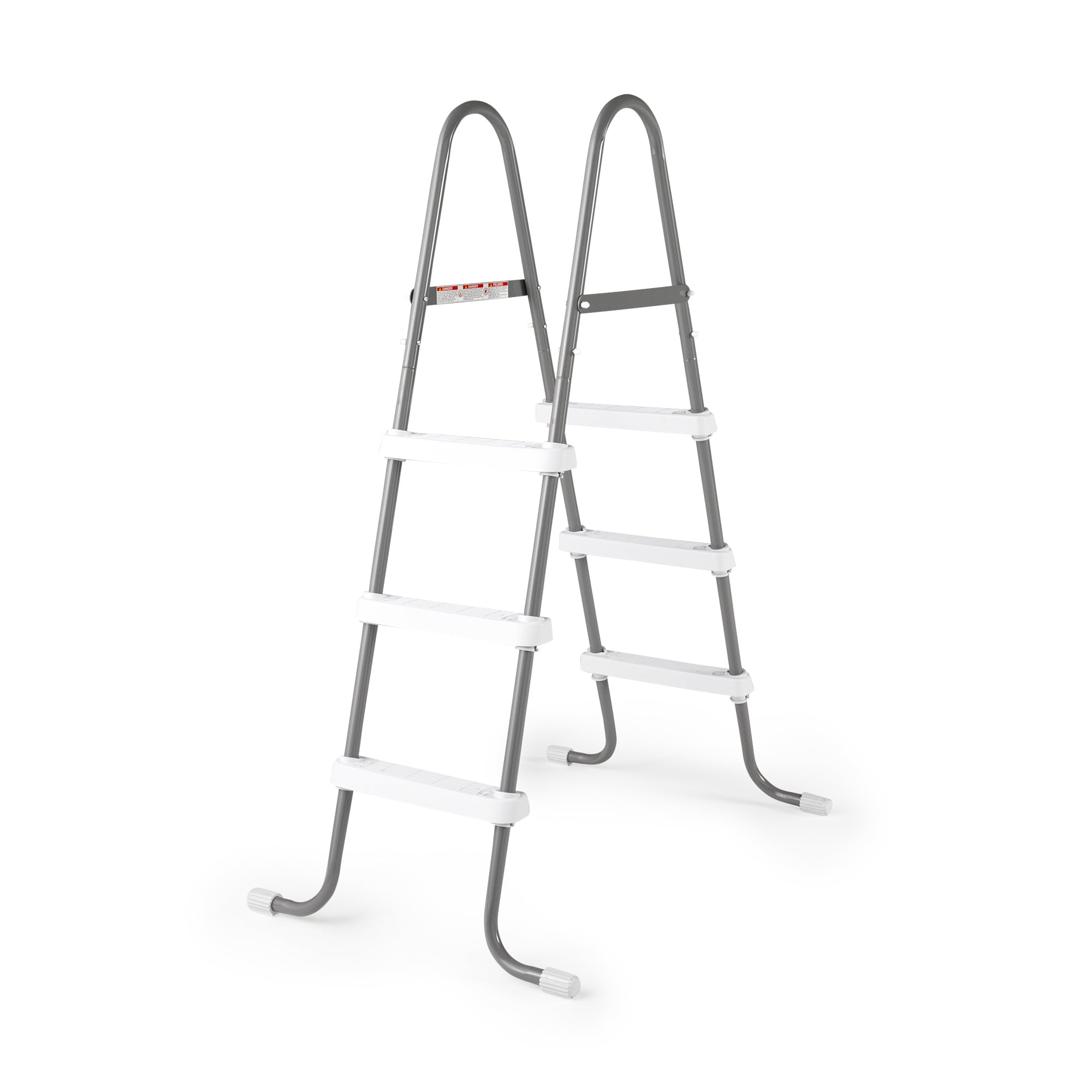 Open Box Intex Steel Frame Above Ground Pool Ladder 42 Height (2 Pack)