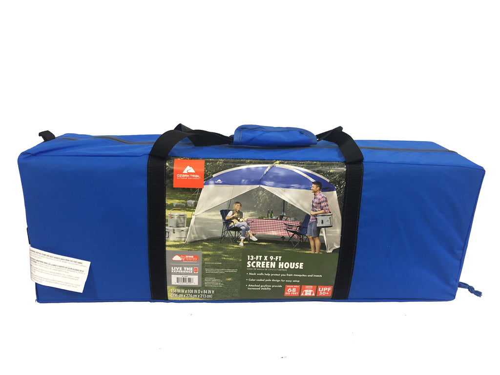 Ozark Trail 13' x 9' Screen House, Blue