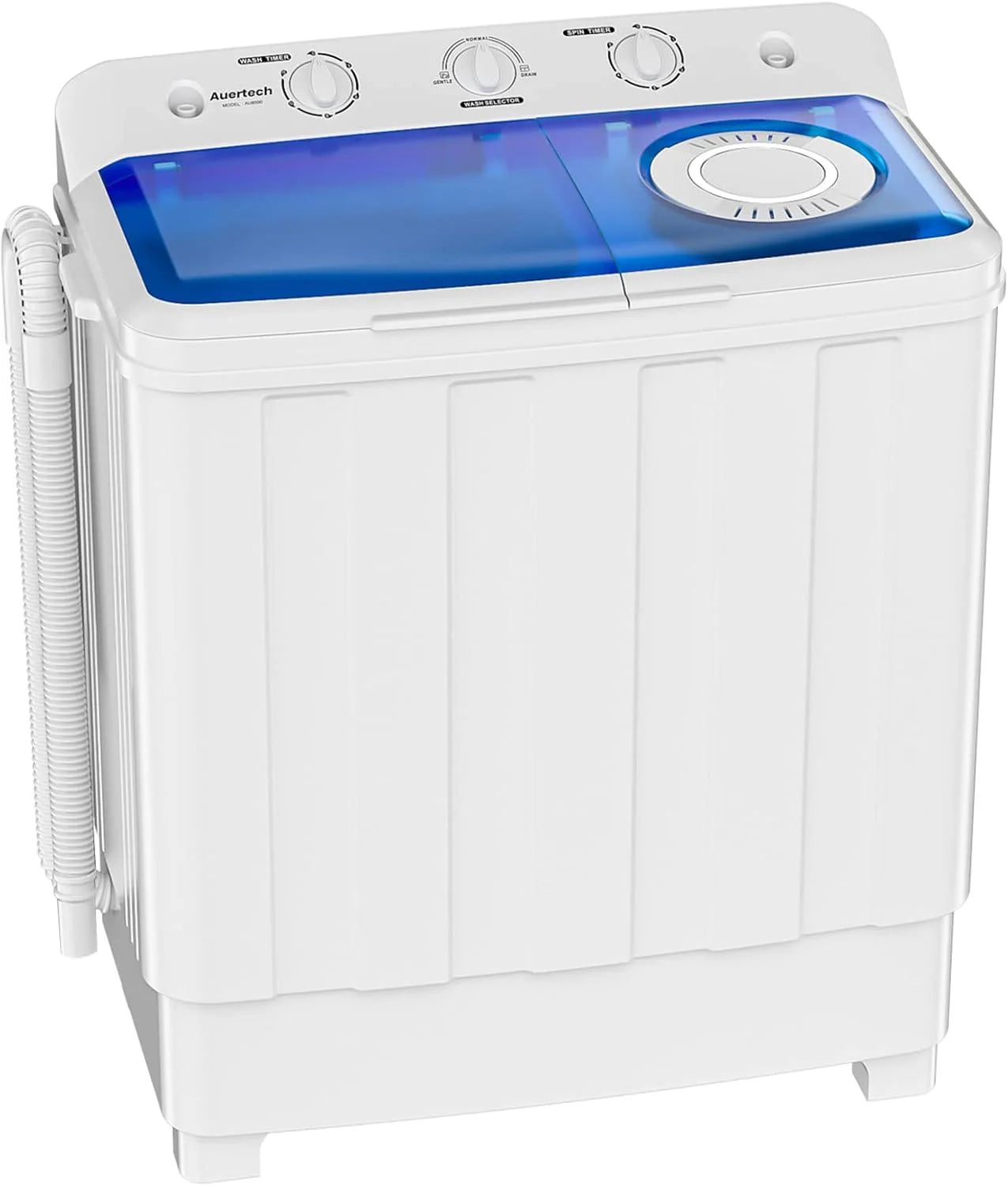 Auertech Portable Washing Machine 28lbs Twin Tub Washer Mini Compact Laundry Machine