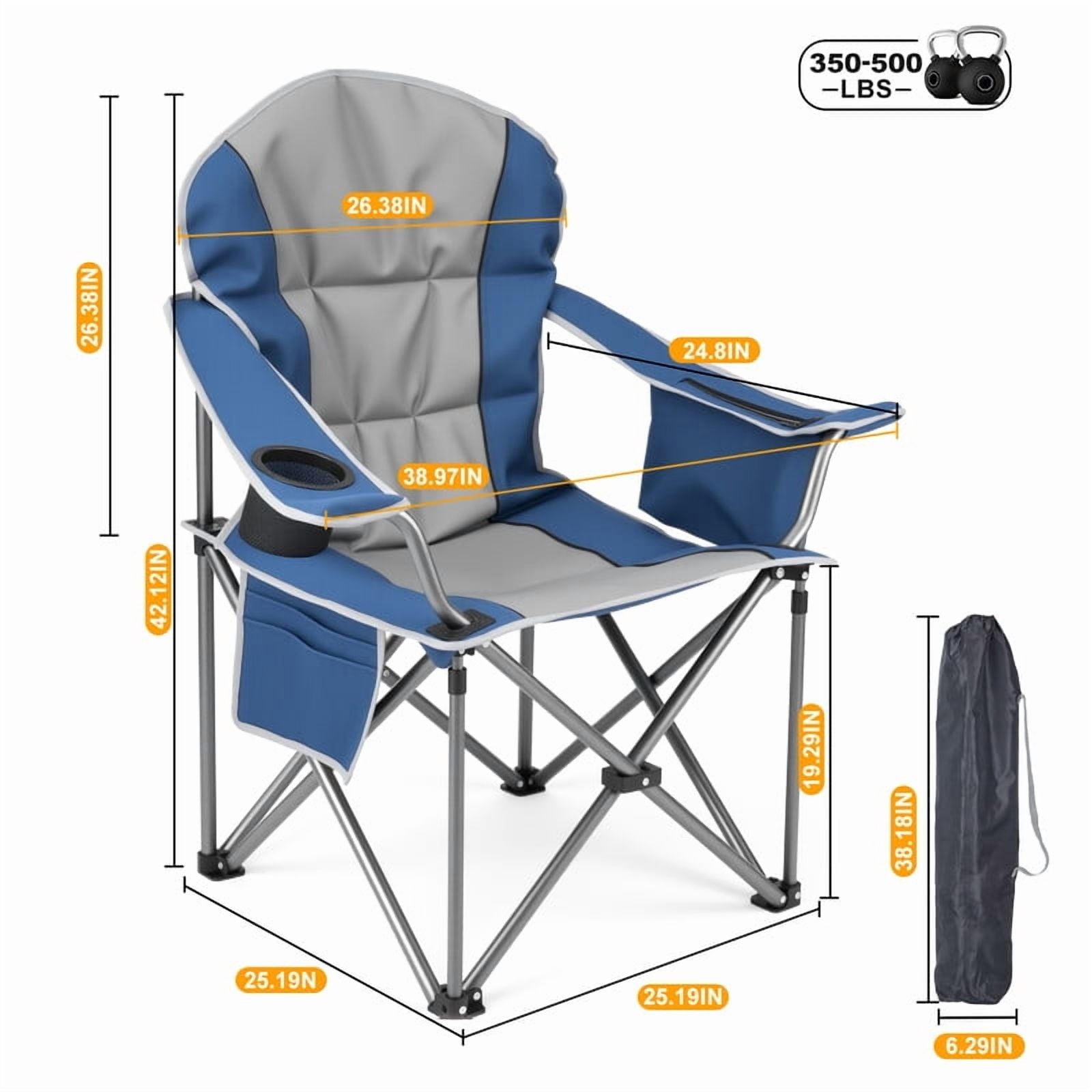 Simenmax Zero Gravity Chair Set of 2, Reclining Folding Outdoor Chairs with Adjustable Headrest & Cup Holder, Anti - Gravity Loungers for Backyard, Patio, Lawn, Poolside,Blue