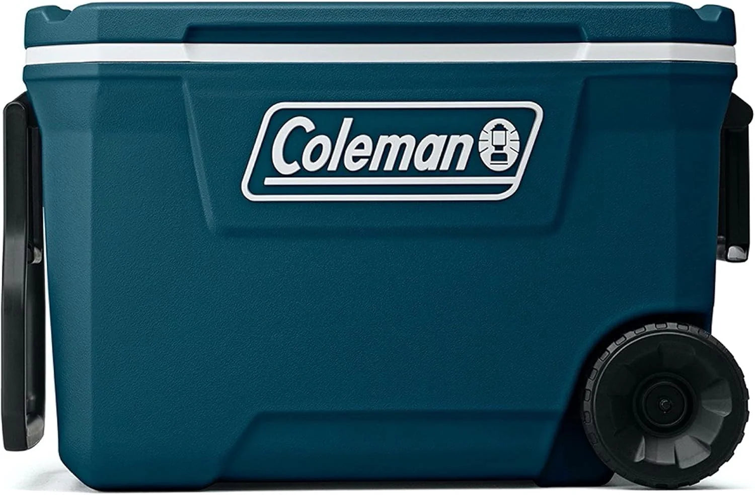 Coleman Insulated Portable Rolling Cooler with Wheels, Leak-Proof Outdoor Hard Cooler, Keeps Ice for Up to 5 Days, 100 Quart