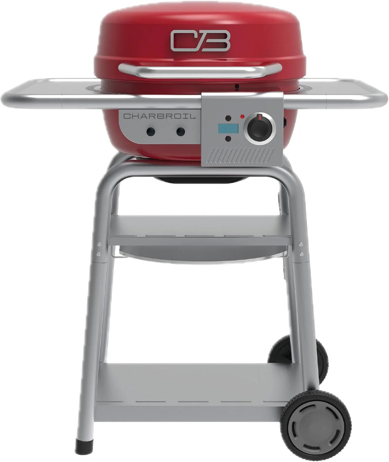 Charbroil 3-in-1 Dual Fuel Outdoor Bistro Pro Electric Grill & Griddle + Charcoal Mode BBQ