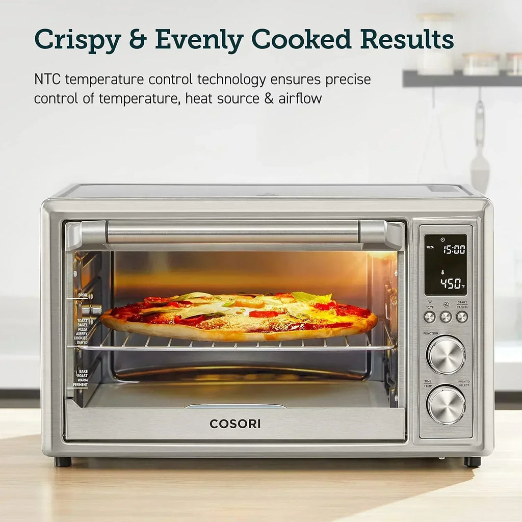 COSORI 11-in-1 air fryer 13-quart capacity combines grilling toasting baking and reheating