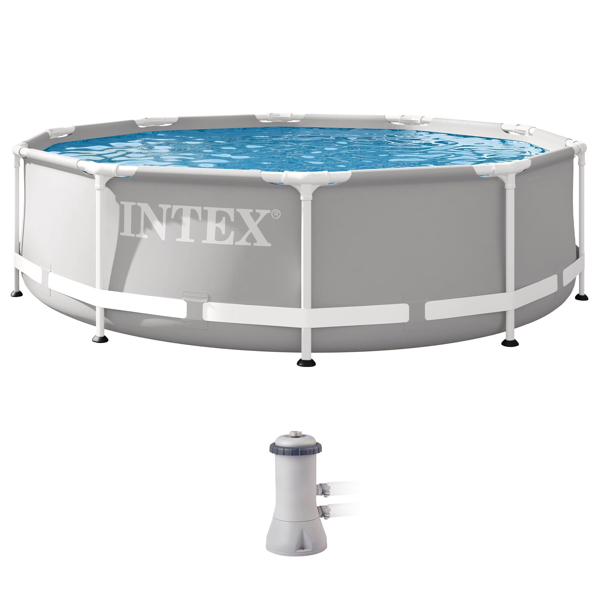 Intex 26719EH 14ft x 42in Prism Frame Above Ground Swimming Pool with Pump