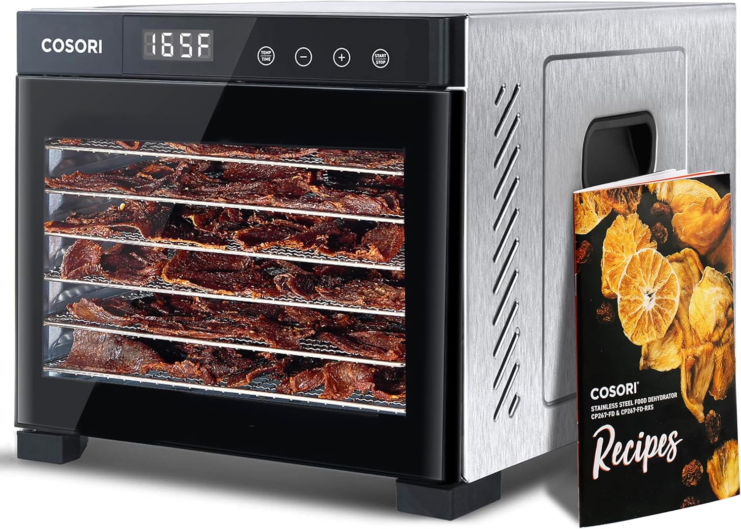 COSORI Food Dehydrator Bigger Than 7 Trays With Large 6.5 Drying Space 600W Power