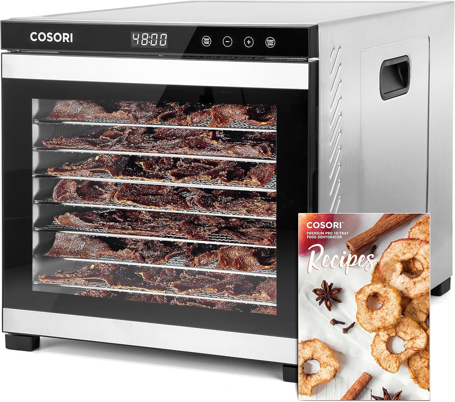COSORI Food Dehydrator Bigger Than 7 Trays With Large 6.5 Drying Space 600W Power
