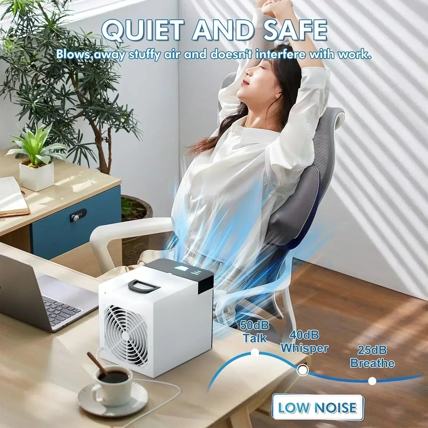 Portable Air Conditioners Fan Anti-leakage Water Mini Air Cooler Personal Ice Air Conditioner