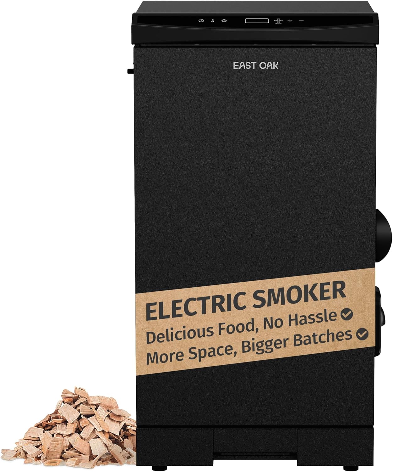 EAST OAK 30 Outdoor Electric Smoker Built-in meat probe smokes up to 6 times longer