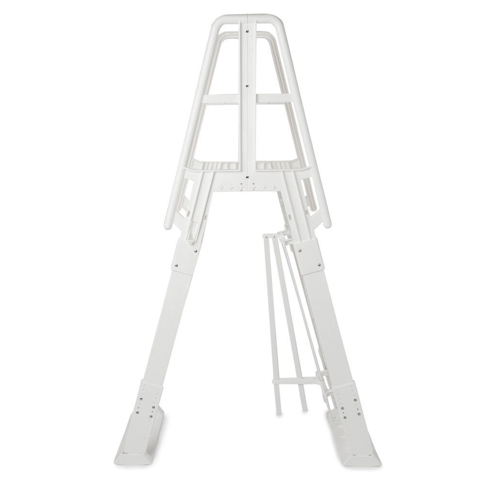 Vinyl Works Canada SLAW Slide Lock A Frame Above Ground Pool Ladder, White
