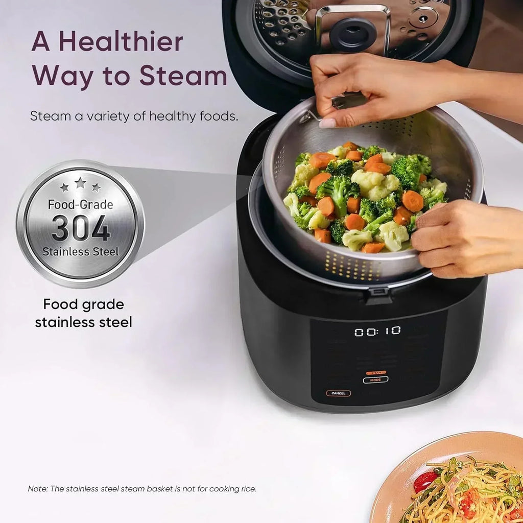 COSORI Rice Cooker 10 Cup 24h Keep Warm 18 Functions Fuzzy Logic Rice Maker